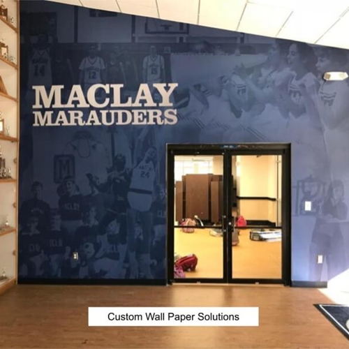 B. Custom Wallpaper Solutions & Custom Vinyl Graphics